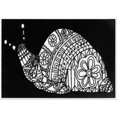 Rechizite scolare Acvila, Plansa de Catifea pentru Colorat Acvila Contrast Velvet Zoo 2 - vectordirect.ro