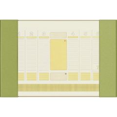 Mape pentru birou, Mapa birou B3 Precision Alicante Apple Green Lined - vectordirect.ro