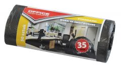 Cutii arhivare, alonje Office Products Esselte, Saci menaj standard  35L, 48 x 56cm, 6.3 microni, 50buc/rola, Office Products - negri - vectordirect.ro
