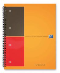 Rechizite scolare, Caiet cu spirala A4+, OXFORD Int. Filingbook, 100 file-80g/mp, Scribzee, coperta carton rigid - dict - vectordirect.ro