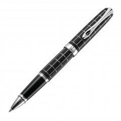 Pixuri Parker Diplomat, Pix easyflow Diplomat Excellence A plus - Rhomb Guilloche Lapis Black - vectordirect.ro