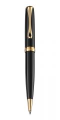 Pixuri Penac Diplomat, Pix easyflow Diplomat Excellence A2 - Black Lacquer Gold - vectordirect.ro