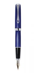 Pixuri Parker Diplomat, Stilou DIPLOMAT Excellence A2, cu penita M, aurita 14kt. - Sky Line Blue Chrome - vectordirect.ro