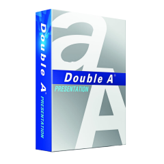 Double A, Hartie alba pentru copiator  A4,100g/mp, 200coli/top, clasa A, Double A - Presentation - vectordirect.ro