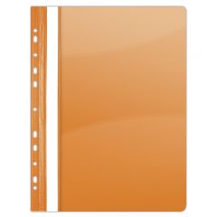 Cutii arhivare, alonje Faber-Castell Aurora Donau DELI Executive Safe, Dosar plastic PVC, cu sina si multiperforatii, 10 buc/set, DONAU - orange - vectordirect.ro