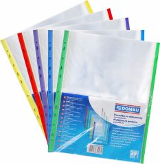 Banda adeziva, cuttere, Folie protectie cristal, margine color, 40 microni, 25 folii/set, 1 cul/set, DONAU - diverse culori - vectordirect.ro