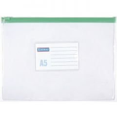 Cutii arhivare, alonje Donau, Mapa protectie pentru documente A5, 170 microni, cu fermoar, DONAU - vectordirect.ro