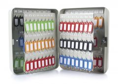 Casete chei, Panou metalic pentru 140 chei, 370x280x80mm, DONAU - gri - vectordirect.ro