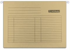 Cutii arhivare, alonje Elba Esselte Leitz Kangaro Office Products Zip..it Donau, Dosar suspendabil cu eticheta, bagheta metalica, carton 230g/mp, 5 buc/set, DONAU - maro - vectordirect.ro