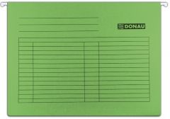 Cutii arhivare, alonje Elba Esselte Leitz Kangaro Office Products Zip..it Donau, Dosar suspendabil cu eticheta, bagheta metalica, carton 230g/mp, 5 buc/set, DONAU - verde - vectordirect.ro