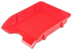 Tavite pentru documente, Tava documente, PP, incasabila, DONAU - rosu - vectordirect.ro