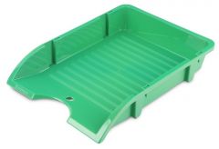 Tavite pentru documente, Tava documente, PP, incasabila, DONAU - verde - vectordirect.ro