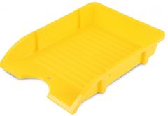 Tavite pentru documente, Tava documente, PP, incasabila, DONAU - galben - vectordirect.ro