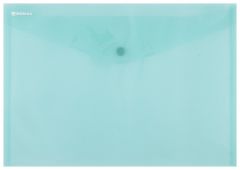 Mape din plastic, Mapa PP protectie documente A4 landscape, inchidere cu capsa, 12/set, DONAU - verde transparent - vectordirect.ro