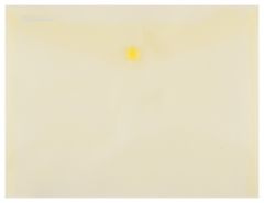 Mape din plastic, Mapa PP protectie documente A5 landscape, inchidere cu capsa, 10/set, DONAU - galben transparent - vectordirect.ro