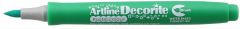 Artline, Marker ARTLINE Decorite, varf flexibil (tip pensula) - verde pastel - vectordirect.ro