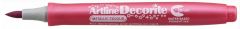 Artline, Marker ARTLINE Decorite, varf flexibil (tip pensula) - roz metalizat - vectordirect.ro