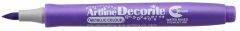 Cutii arhivare, alonje, Marker ARTLINE Decorite, varf flexibil (tip pensula) - mov metalizat - vectordirect.ro