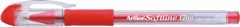 Etui, Pix cu gel ARTLINE Softline 1700, rubber grip, varf 0.7mm - rosu - vectordirect.ro