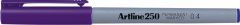 Artline, Permanent marker ARTLINE 250, corp plastic, varf rotund 0.4mm - mov - vectordirect.ro