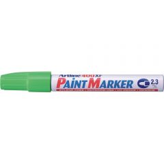 Artline, Marker cu vopsea ARTLINE 400XF, corp metalic, varf rotund 2.3mm - vernil - vectordirect.ro