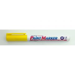 Artline, Marker cu vopsea ARTLINE 440XF, corp metalic, varf rotund 1.2mm - galben - vectordirect.ro