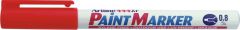 Artline, Marker cu vopsea ARTLINE 444XF, corp metalic, varf rotund 0.8mm - rosu - vectordirect.ro