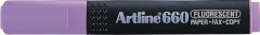 Artline, Textmarker ARTLINE 660, varf tesit 1.0-4.0mm - mov - vectordirect.ro