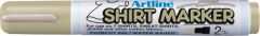 Artline, T-Shirt marker ARTLINE, corp plastic, varf rotund 2.0mm - bej - vectordirect.ro
