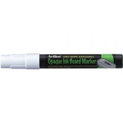 Artline, Marker cu cerneala opaca, ARTLINE, pentru table de scris, varf 2.0mm - alb - vectordirect.ro