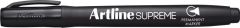Artline, Permanent marker ARTLINE Supreme, corp plastic, varf rotund 1.0mm - negru - vectordirect.ro