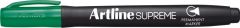 Artline, Permanent marker ARTLINE Supreme, corp plastic, varf rotund 1.0mm - verde - vectordirect.ro