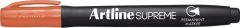 Artline, Permanent marker ARTLINE Supreme, corp plastic, varf rotund 1.0mm - portocaliu - vectordirect.ro