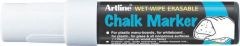 Artline, Marker cu creta lichida ARTLINE, pentru table de scris, varf 12.0mm - alb - vectordirect.ro