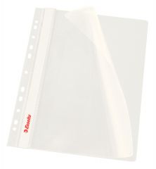 Esselte, Dosar cu multiperforatii ESSELTE Vivida, PP, A4, 10 buc/set, alb - vectordirect.ro