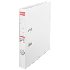 Produse Eco-Friendly, Biblioraft plastifiat interior-exterior Esselte No.1 Power VIVIDA A4 5 cm - alb - vectordirect.ro