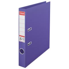 Esselte, Biblioraft plastifiat interior-exterior Esselte No.1 Power A4 5 cm - mov - vectordirect.ro
