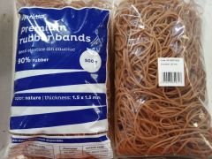 Elastice, buretiere Optima, Elastice pentru bani, 90% cauciuc, 500gr./punga, D 90, grosime 1.5mm x 1.5mm, Optima - natural - vectordirect.ro