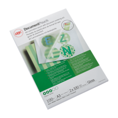 Cutii arhivare, alonje Artiglio Smit visual supplies Gbc, Folie laminare GBC, la cald, A3, 100 mic, 100 buc/set - vectordirect.ro