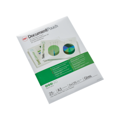 Cutii arhivare, alonje Artiglio Smit visual supplies Gbc, Folie laminare GBC, la cald, A3, 125 mic, 25 buc/set - vectordirect.ro