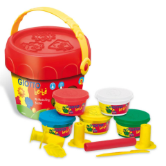 Plastilina, Kit plastilina 5 culori X 100 grame + ustensile modelaj, GIOTTO be-be - vectordirect.ro