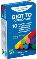 Giotto, Creta colorata, cilindrica, 10 buc/cutie, GIOTTO - vectordirect.ro