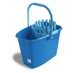 Anna Zaradna, Galeata plastic cu storcator pentru mop, 10 litri, Anna Zaradna - albastra - vectordirect.ro