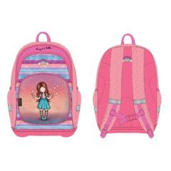 Cutii arhivare, alonje Epene BIC Gorjuss, Ghiozdan fata, impermeabil, cu doua compartimente, imprimeu, roz, model Gorjuss Living In A Bubble - vectordirect.ro