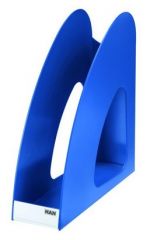 Suporturi cataloage, Suport vertical plastic pentru cataloage HAN Twin - albastru - vectordirect.ro