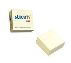 Cuburi din hartie, Cub notes autoadeziv 76 x 76 mm, 400 file, Stick