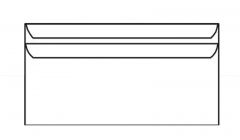 Plicuri, PLIC DL 80G 110X220 MM AUTOADEZIV CUTIE 1000 ALB - vectordirect.ro