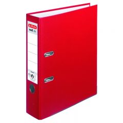 Herlitz, Biblioraft plastifiat 8 cm Herlitz A4- rosu - vectordirect.ro