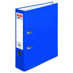 Herlitz, Biblioraft plastifiat 8 cm Herlitz A4- albastru - vectordirect.ro