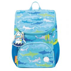 Rucsacuri scoala, Ghiozdan fete, rezistent, cu imprimeu, albastru, model Travelers Plus Blue Aquarium - vectordirect.ro